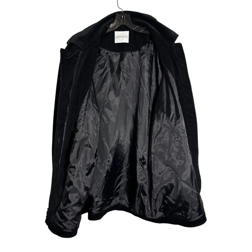 Vintage Black DonCaster Corduroy Jacket Casual/Chore/Retro Style - Picture 6 of 16